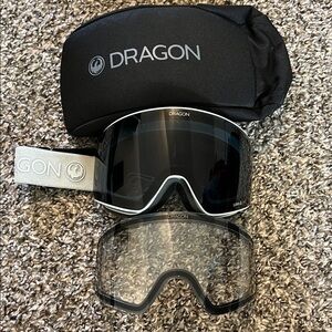 Black Ski Goggles